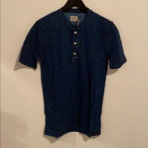 Faherty Henley Indigo Tee